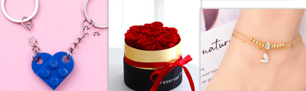 Valentines Day Gift Romantic Eternal Roses In Box | Real Rose Flowers