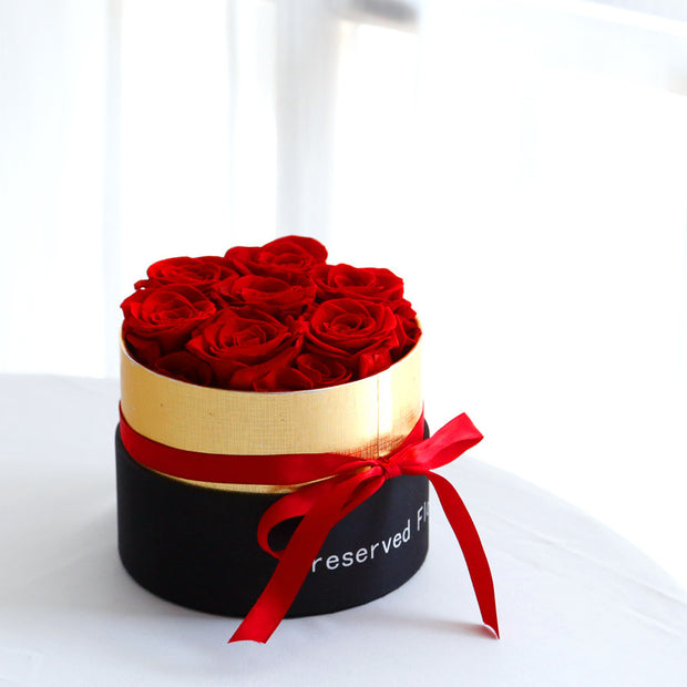 Valentines Day Gift Romantic Eternal Roses In Box | Real Rose Flowers